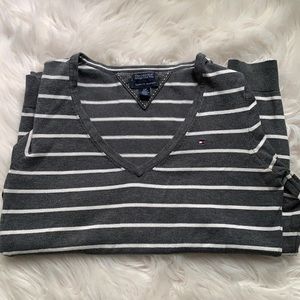 Deep V Neck Tommy H Sweater